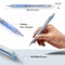 23PCS Pastel Mechanical Pencil 0.5 & 0.7 mm with Case for School, with 12 tubes HB Lead Refills, 3 Erasers, 9 Eraser Refills For Student Writing, Drawing, Sketching, Blue & Pink & White Colors